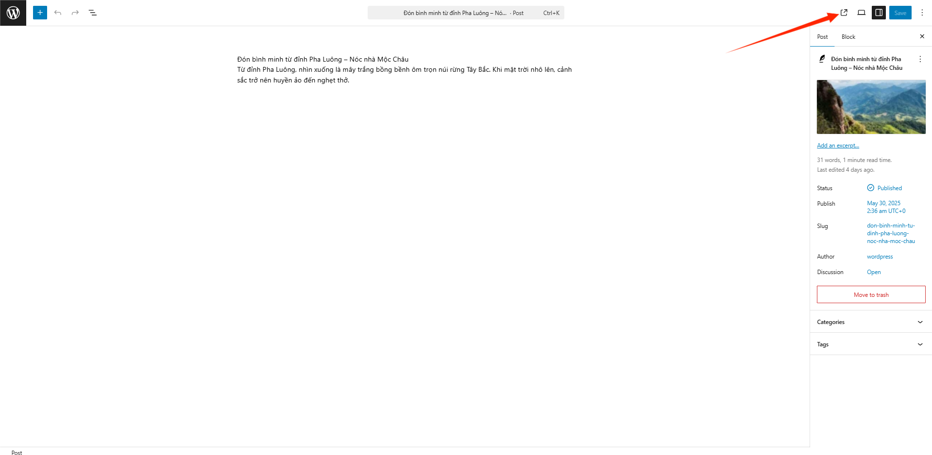 Xem trước bài viết