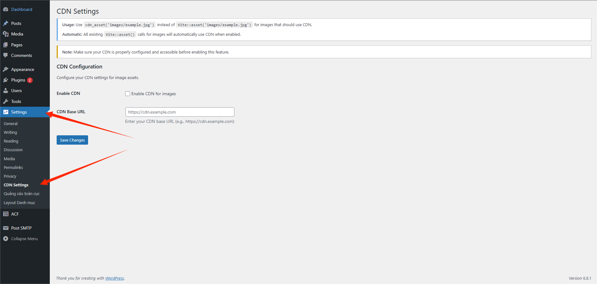 Giao diện thêm tiêu đề bài viết 1